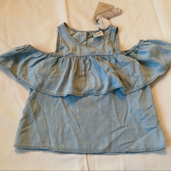 Zara Other - Zara girl cold shoulder top